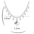 Wholesale Alibaba Crystal Simple Cross Pendant Necklace